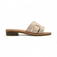 Calzados soraia, Sandalias Planas de Mujer con Tacón Bajo y Diseño Clásico, Tiras Anchas con Corte Geométrico, Estilo Elegante y Casual para Verano, Calzado Abierto Cómodo para Diario, Oficina o Salidas  Playa Playa - details 0