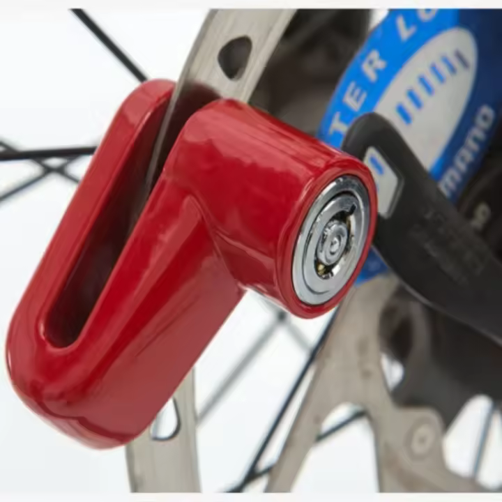 Cerradura De Freno De Disco Para Scooter Eléctrico Y Bicicleta De Montaña Moto Antirrobo Con Alambre De Acero Seguridad Contra Robos - 1