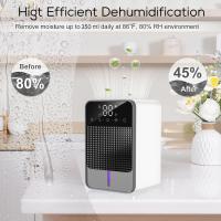 Deshumidificadores para baño, Deshumidificador Eléctrico, deshumidifador con Tanque de Agua de 1200 ml, deshumidificador Silencioso para dormitorio, Armarium, Caravan - details 0