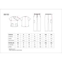 Workteam Conjunto o Uniforme Sanitario Elástico Workteam Casaca y Pantalón Clínicas Hospitales Dentistas Limpieza. - details 2