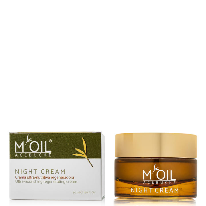 CREMA DE NOCHE ULTRA NUTRITIVA REGENERADORA M'OIL ACEBUCHE 50ML — oferta en Miravia