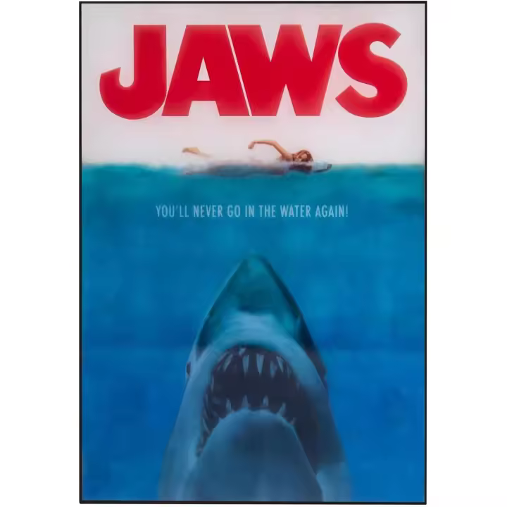 Fizz Creations Lámpara Póster Cartel Universal Classic Jaws Tiburón - 1