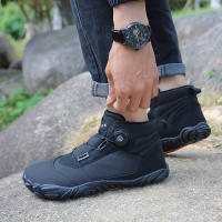 Botas De Invierno Para Hombre Con Plush Acolchado Antideslizantes Talla Grande Zapatos De Nieve Para Parejas Botas De Tobillo Material PU EVA - details 13