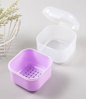 Caja De Almacenamiento Para Uñas LUSLUKING Doble Capa De Filtro Cuadrada Para Bricolaje En Herramientas De Manicura Contenedor De Limpieza De Cepillo De Uñas - details 10