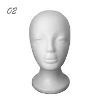 Cabeza De Muñeca Blanca Para Hombres Y Mujeres Material De Esponja Poliestireno Ligera Duradera Portátil Para Moda Viaje Y Salón - details 2