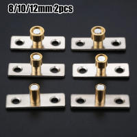 2 Pcs Locador De Puerta De Metal Y Madera Con Cabeza De Cobre Tono 8/10/12mm Diámetro 49*15mm Herramienta Para Puertas Deslizantes Y De Madera - details 10