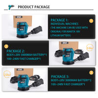 Hormy Polisihadora Cordless 125mm 3 Velocidades Regulables Herramienta De Cera Para Coche Reparación De Rasguños Conectada Al Aspirador - details 5