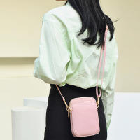 Bolso Mini Mujer Cruzado Con Cremallera Bolso De Hombro Multifuncional Vertical Monedero Móvil Negro Bolso De Caminar - details 2