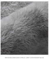 Carpetas Suaves De Pelo Negro Para Sala De Estar Y Dormitorio Alfombra Moderna Para Hogar Decorativa Para Pisos Y Camas - details 26