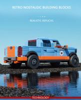 Bloques De Construcción Para Niños F-150 Pickup Truck 457PCS Modelo De Camión De Entrega Conector Viaje Cola Regalo De Fiestas Educativo DIY De Plástico Compatible Con Lego - details 2