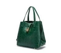 Bolso Bandolera Para Mujer CH Embossed Con Diseño De Impresión De Letras Gran Capacidad Elegante Temperamento Bolso De Mano Casual - details 17