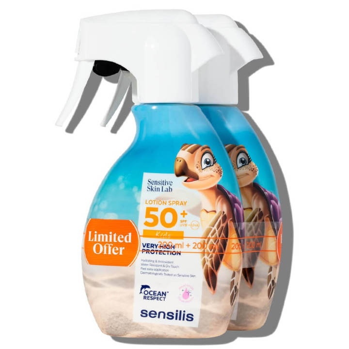 Sensilis Solar Pediátrico Loción Spray Spf50+ 200 ml Duplo — oferta en Miravia