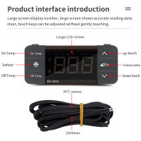 Termostato Digital Para Incubador Controlador De Temperatura Calentamiento Enfriamiento Refrigeración Descongelación Relé Sensor - details 4