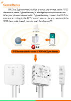 Termostato Inteligente ZigBee Tuya Para Calentador De Radiador Con Monitoreo De Electricidad Ecowatt Control Remoto Alexa Google Soporte Para Cable Piloto - details 5