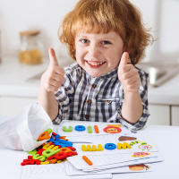Juguetes Educativos Montessori Alfabeto Madera Juego De Palabras Matemáticas Para Niños Tableros De Aprendizaje De La Lengua Inglesa - details 4