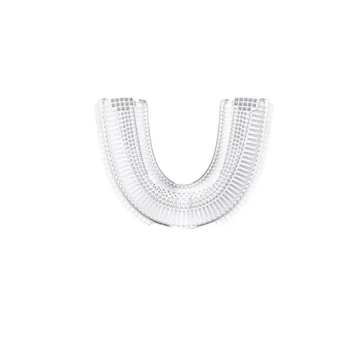 Cepillo de dientes ultrasónico automático,Cepillo De Dientes En Forma De U，Cepillos de dientes ultrasónicos de 360 ​​° Cepillo de dientes eléctrico y Kit de blanqueamiento dental，para Cargar IPX7 a Prueba de Agua - 1
