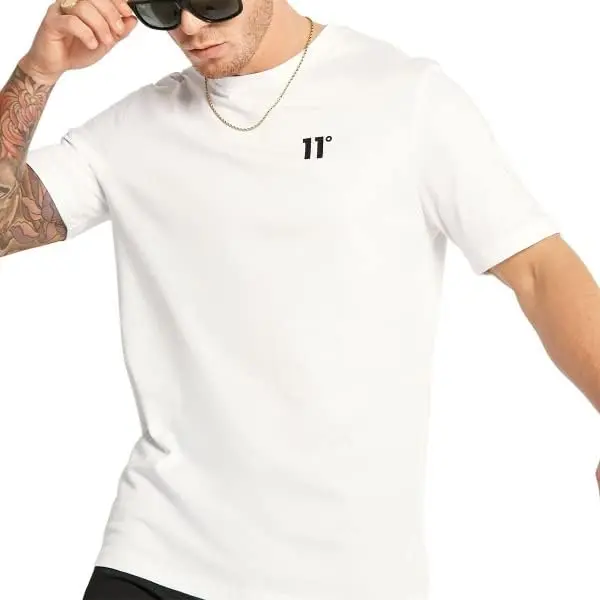 Eleven Degrees 11º Camiseta Graphic Hombre 11D2036-9361 White. - 1