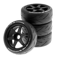 4pcs Rueda De Goma De 105mm Con Rueda De Plástico De 17mm Para Coche RC De Carretera 1/8 Rally RV HSP ZD Racing HPI WLtoys ARRMA - details 2