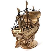 Puzzle 3D De Barco De Madera Ocean Sailing Modelo Escala Kit De Modelado DIY Regalo De Artesanía Decoración Para El Hogar Juguete Mecánico Regalo De Cumpleaños O Navidad - details 4