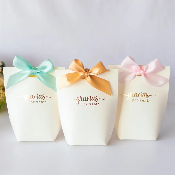 Pack de 10 a 40 unidades de cajas de regalo, cajas grandes para regalo, regalos para invitados de boda, detalles bautizo para invitados, decoración boda, baby shower, regalos originales, bodas ideas, Regalantes.com - 1