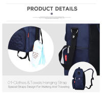 Bolso De Diaper Multifuncional Para Bebé Insular Elegante Bolsa De Camarón Para Mamá Viaje Cambio Con Carrito De Manos Para Mujer Tamaño Medio - details 42