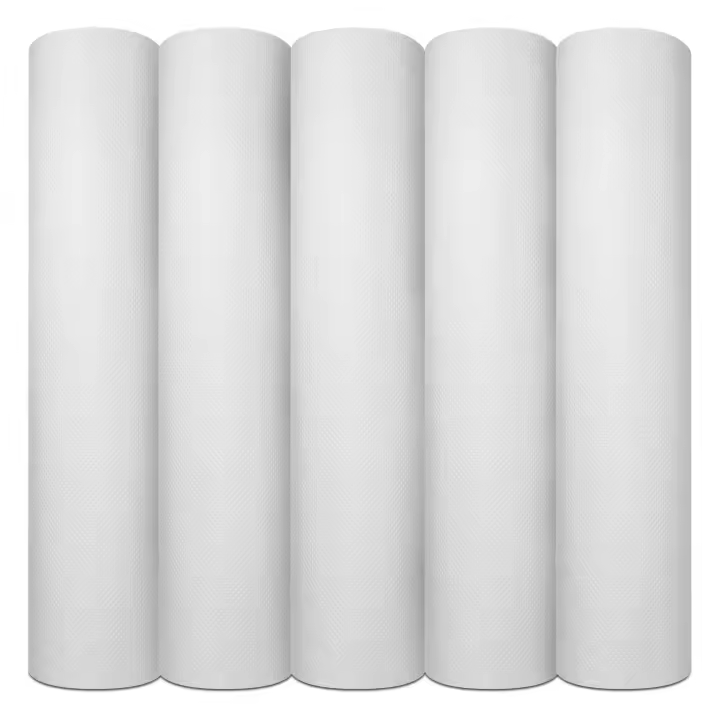 Rollos Papel Camilla 75 metros Sin Precorte | Rollo de Camilla Ecológico Acabado Gofrado - 1