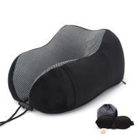Almohada De Memoria Para El Cuello En Forma De U Soporte De Descanso Para Viaje Oficina Siesta Cervical Almohada De Viaje Suave - details 12