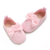 Zapatos De Caminar Para Bebés Niñas Primavera Verano Con Lazo Suaves De Algodón Resistente a Golpes Cierre SLIP-ON Transpirables Talla True - details 23