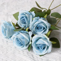 20pcs Arreglo De Rosas Artificiales Realistas Para Bodas Cumpleaños Y Más Decoración Floral Para El Hogar Y Arreglo De Flores - details 8