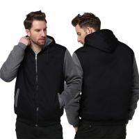 Chaqueta De Invierno Para Hombre Con Capucha Cremallera Y Manga Larga Estilo Casual Camuflaje Acolchada Abrigo De Calle - details 5