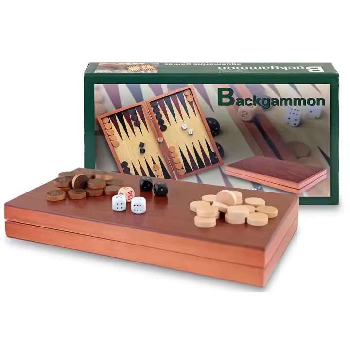 Aquamarine Juego De Mesa Backgammon Entrenamiento - 1