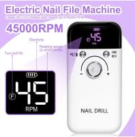 Máquina De Uñas Eléctrica Profesional 45000RPM Para Esmalte De Gel Y Manicura Portátil Recargable Herramienta De Archivo De Uñas - details 3