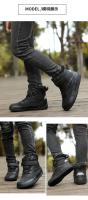 Botas De Invierno Para Niños Y Niñas Con Lining De Peluche Impermeables Y De Talla Ancha Para Actividades Al Aire Libre Resistentes Al Frío Con Cierre De Correas Y Punta Redonda - details 15