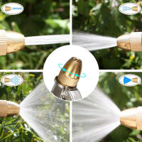 Pistola De Rociador De Jardín Metálica De Alta Presión Para Riego De Jardín Y Limpieza De Vehículos Con Control De Flujo Variable Y Patrón De Roce Suave - details 9