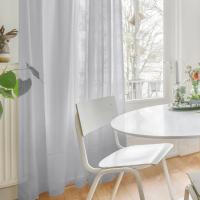 2/4 Panelas Cortinas Blancas/Grises De Tulle Chiffon Modernas Para Decorar Sala De Estar Cocina Dormitorio Translúcidas Sencillas De Poliéster - details 16