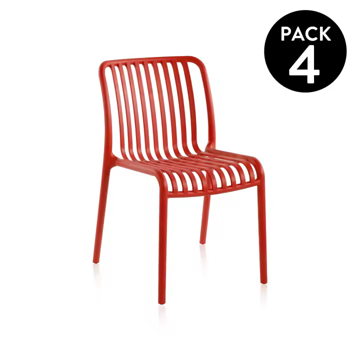 Duehome - Pack 4 sillas de exterior Jamie - 1