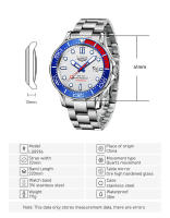 Reloj De Pulsera Deportivo De Lujo Para Hombre LIGE Resistente Al Agua Con Fecha Y Manos Luminosas Correa De Silicona Cuarzo - details 24