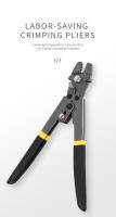 Herramienta De Amarre De Acero Carbono Para Cable De Pesca Ferrules De Tubo De Aluminio Doble Barril Hasta 2.0mm Multifuncional - details 8