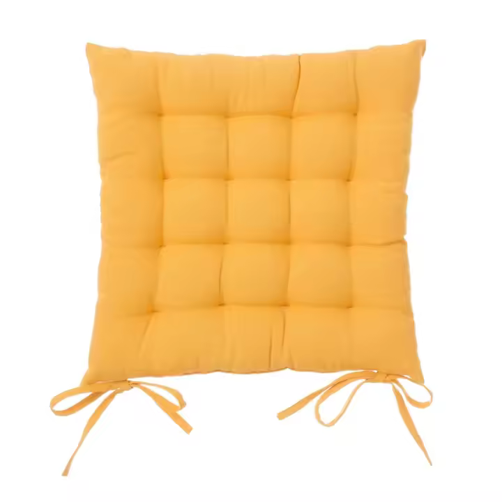 Cojín de 40x40 Moderno Amarillo de algodón/poliéster para salón Iris-DAMDAM GO - 1