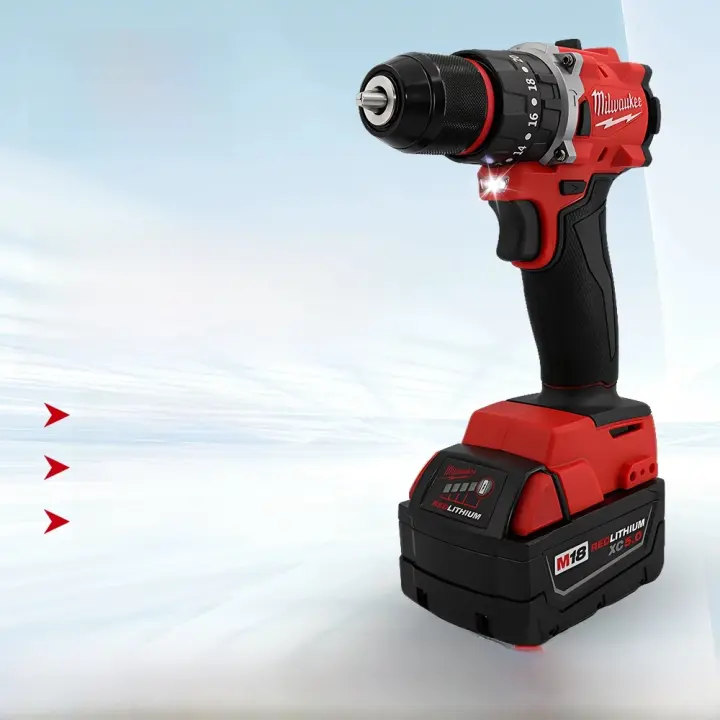 Taladro Eléctrico De Impacto Pequeño Milwaukee 150N.m Torque Velocidad Ajustable Herramienta Eléctrica Multifuncional Sin Escobillas - 1