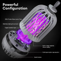 Lampara Asesina De Mosquitos Eléctrica Recargable USB Trampa De Insectos Control De Plagas Para El Hogar Y Exteriores Repelente De Mosquitos - details 4