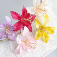 5/10Pcs Flores Artificiales De Seda 7CM Para Decoración De Hogar Boda DIY Bouquet Artesanal Guirnalda Regalo Accesorio - details 4