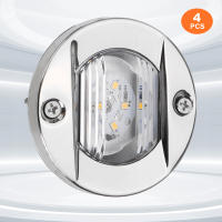 4PCS Luz De Mar De 12V LED Impermeable Para Barco Anclaje De Popa Luz De Navegación Para Camión RV Yate Accesorio De Hardware Marítimo - details 0