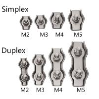 5Pcs Clip De Tornillo Para Cable De Acero Inoxidable M2-M5 Simplex 1/2-Post Calizador De Cuerda Simple Para Metalworking - details 3