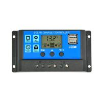 Controlador PWM 100A 12V 24V Automático Para Sistema Solar Carga De Panel Solar 2-USB 5V Con Pantalla LCD Accesorio Para Sistema Solar - details 4
