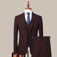 Traje 3 Piezas Para Hombre Elegante Y Moderno Conjunto De Negocios Con Chaqueta Chaleco Y Pantalones Estilo Casual Formal - details 7