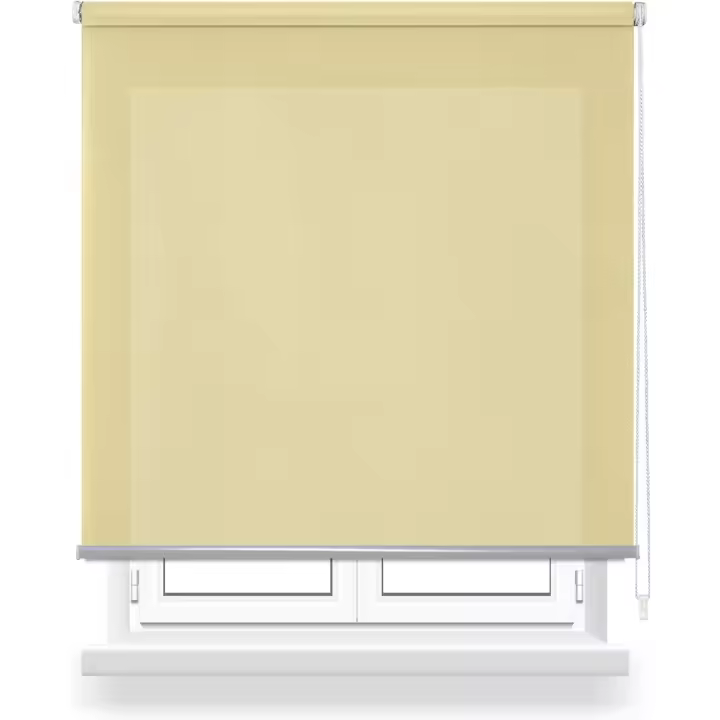 STARLEY-*Estor enrollable translúcido liso -Medida Desde 60 a 180 cm de Ancho, Color Blanco,Gris,Marron, Estores traslucidos de Calidad para Ventanas y Puertas. - 1