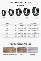 Anillo inteligente con monitorización de ritmo cardíaco, sueño profundo, resistente al agua, foto, podómetro, ejercicio. - details 15