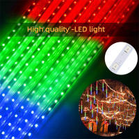 1pc Luz De Lluvia De Meteoros LED 50CM Impermeable Para Decoración De Jardín Navidad Fiesta De Año Nuevo Con Luces De Hidrau - details 3