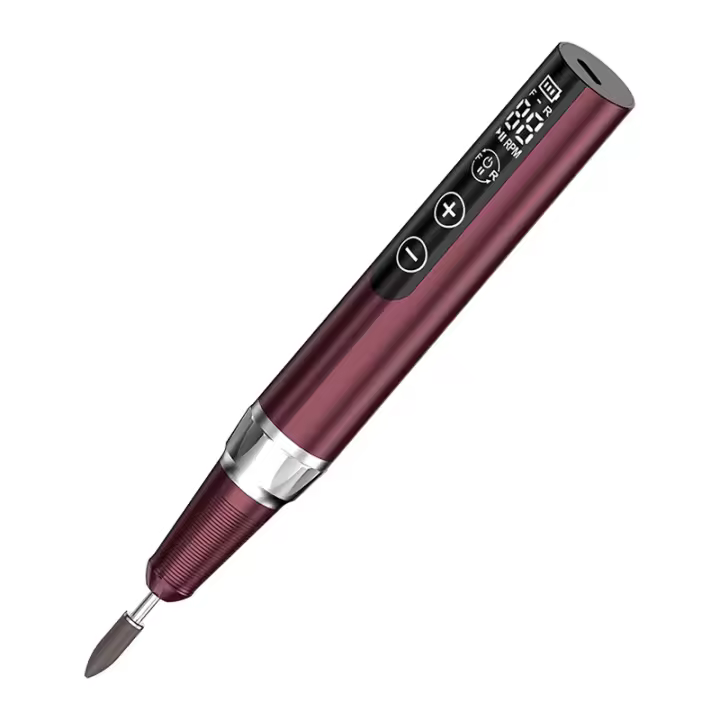 Taladro De Uñas Eléctrico Portátil Recargable Con Accesorios Para Manicura Y Peluquería Herramienta De Pulido Y Enchufe - 1